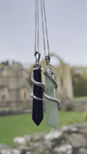 Load and play video in Gallery viewer, Crystal snake pendant
