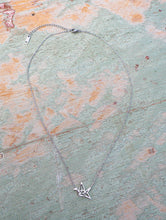 Load image into Gallery viewer, Origami crane inspired necklace
