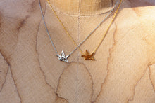 Load image into Gallery viewer, Origami crane inspired necklace
