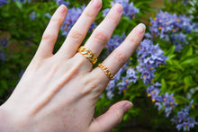 Load image into Gallery viewer, Pearl earring and ring set