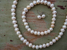 Load image into Gallery viewer, Pearl Stud Sterling Silver Earrings