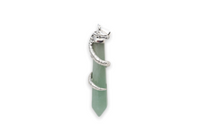 Load image into Gallery viewer, Crystal snake pendant