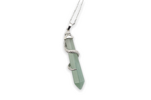 Load image into Gallery viewer, Crystal snake pendant
