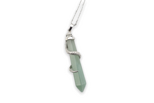 Load image into Gallery viewer, Crystal snake pendant