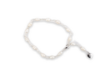 Load image into Gallery viewer, Sterling silver pearl bracelet