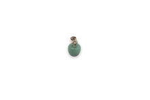 Load image into Gallery viewer, Small green Aventurine apple pendant