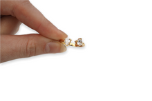 Load image into Gallery viewer, Cubic Zirconia Teardrop and Circle Ring