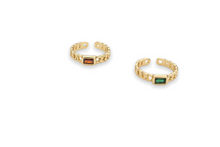 Load image into Gallery viewer, Tortoise ring box with pearl earrings and ring gift set.