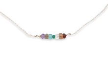 Load image into Gallery viewer, Precious gemstone personalised sterling silver necklace
