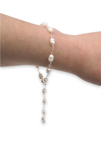 Load image into Gallery viewer, Sterling silver pearl bracelet
