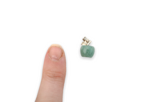 Load image into Gallery viewer, Small green Aventurine apple pendant
