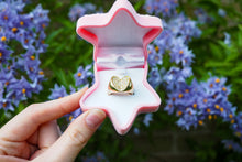 Load image into Gallery viewer, Chunky silver or gold heart ring
